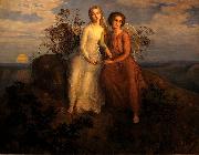 Louis Janmot Poem of the Soul  One evening Germany oil painting artist
